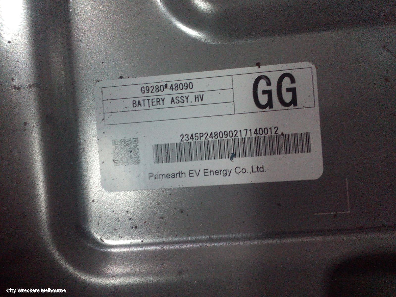 TOYOTA KLUGER BATTERY, XU70 SERIES, 03/2021 ONWARDS