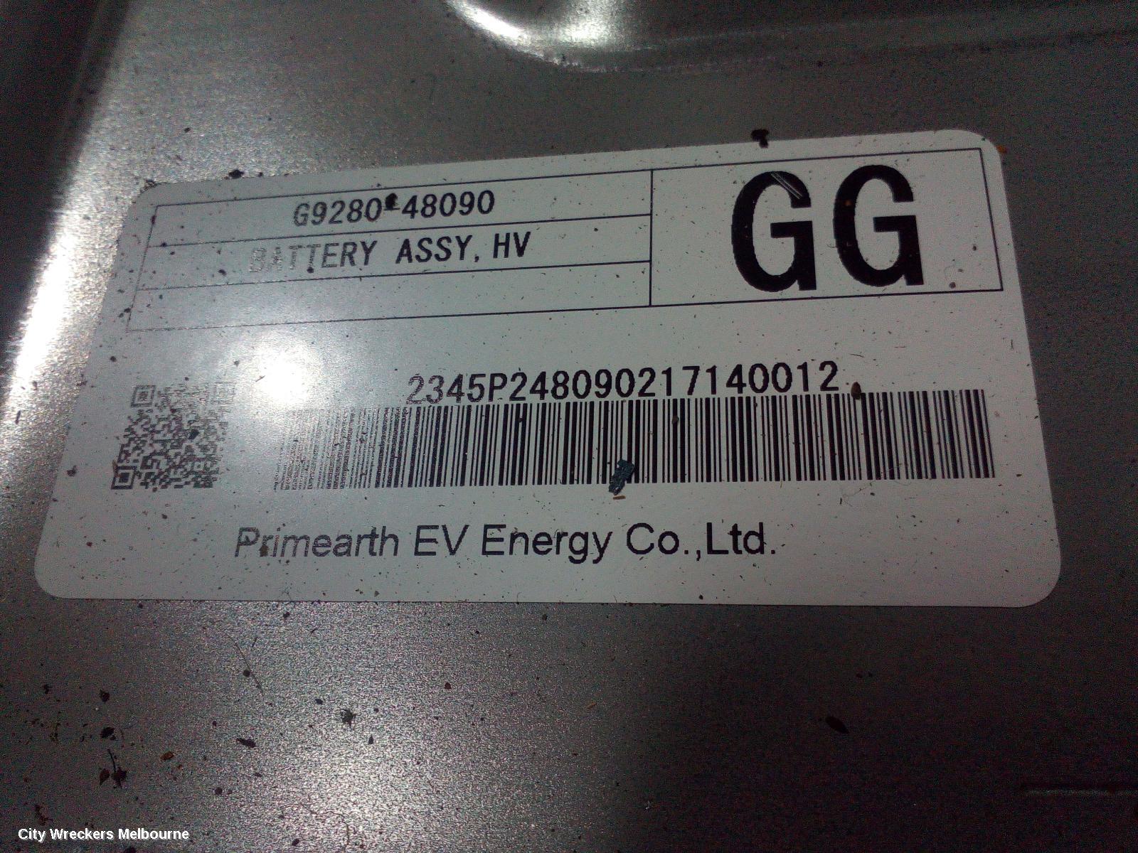 TOYOTA KLUGER BATTERY, XU70 SERIES, 03/2021 ONWARDS