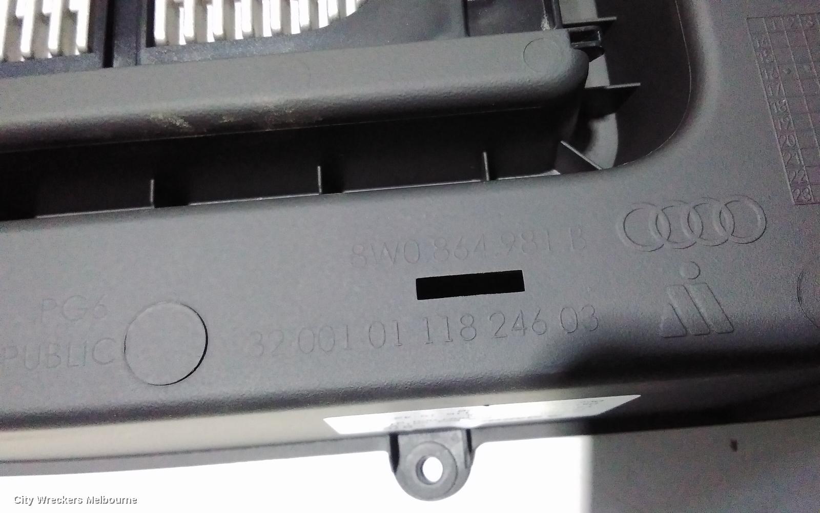 AUDI A4, B9 8W, 10/2015 - 01/2025, 8W0-864-981-B-6PS   STORAGE COMPARTMENT - AUDI : 93321