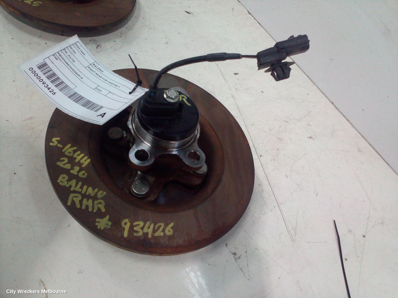 SUZUKI BALENO RIGHT REAR HUB ASSEMBLY, EW, 04/2016 - 12/2022