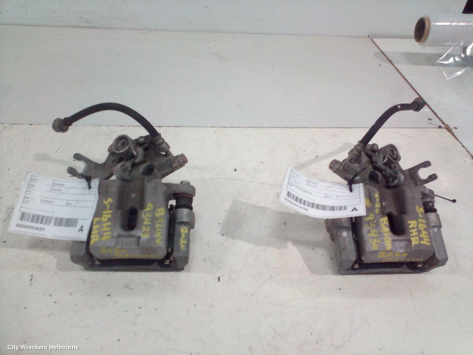 SUZUKI BALENO CALIPER, RH REAR, EW, 04/2016 ONWARDS