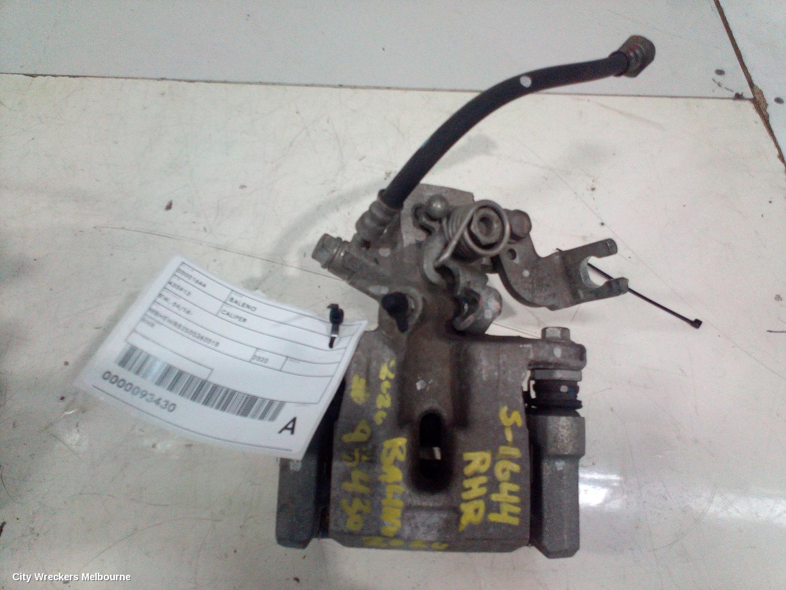 SUZUKI BALENO CALIPER, RH REAR, EW, 04/2016 ONWARDS