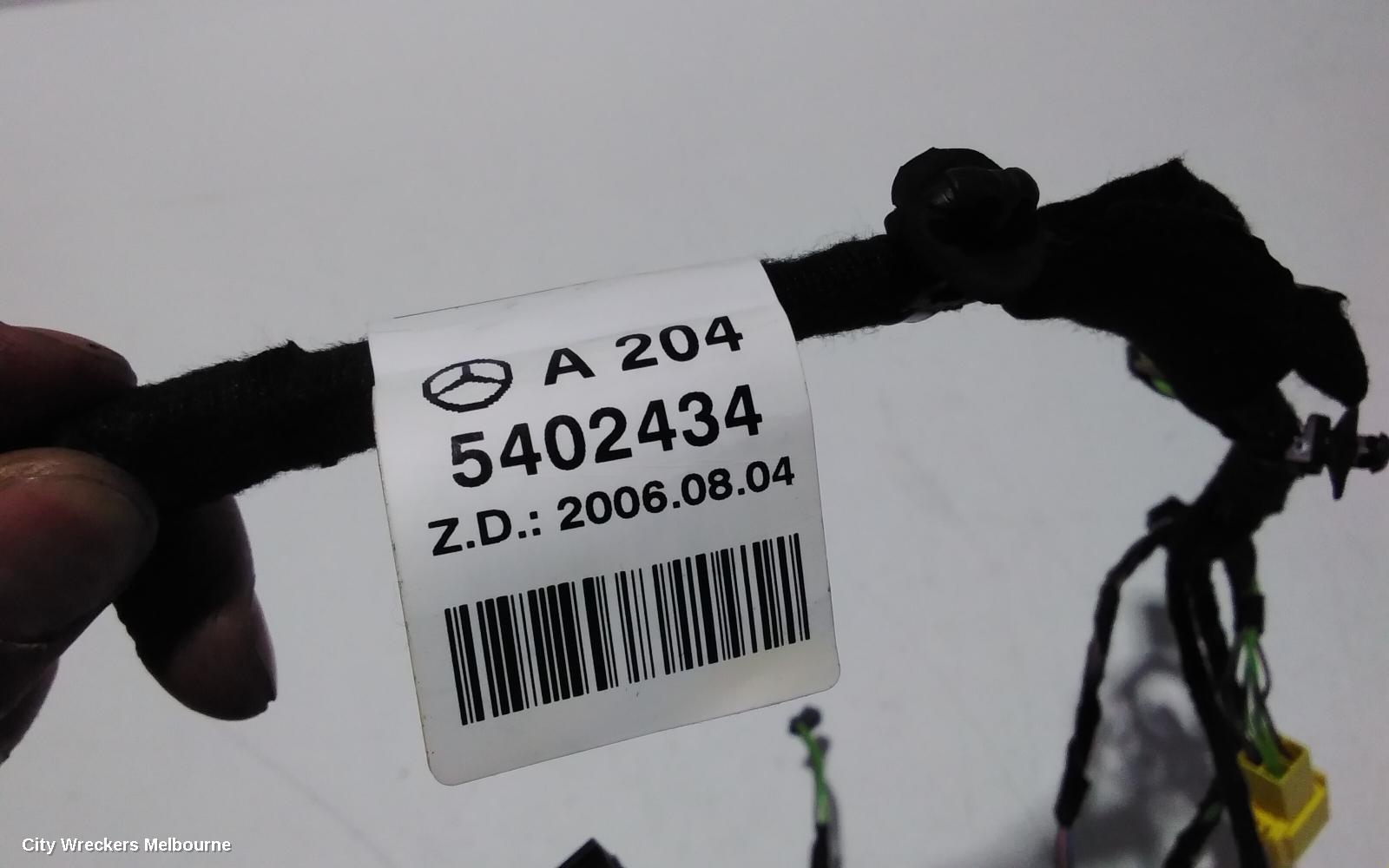 MERCEDES C CLASS WIRE HARNESS, W204, 2007-01/2015
