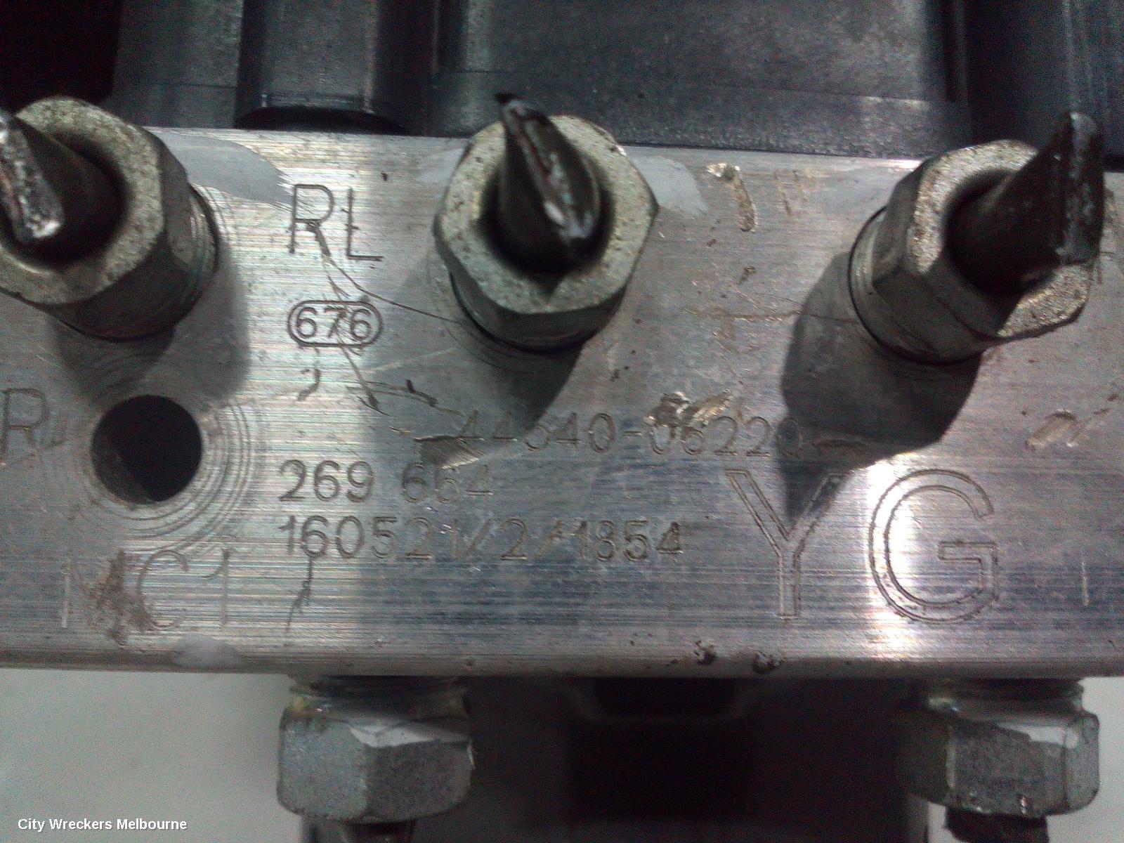 TOYOTA CAMRY ABS PUMP/MODULATOR, ASV50, STANDARD (NON HYBRID), P/N 4405006320, 05/2015 - 10/2017