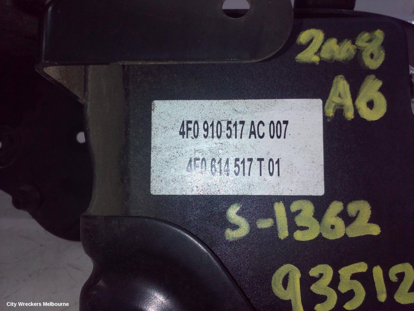 AUDI A6 ABS PUMP/MODULATOR, 4F/C6, P/N 4F0614517, 11/2004 - 07/2011
