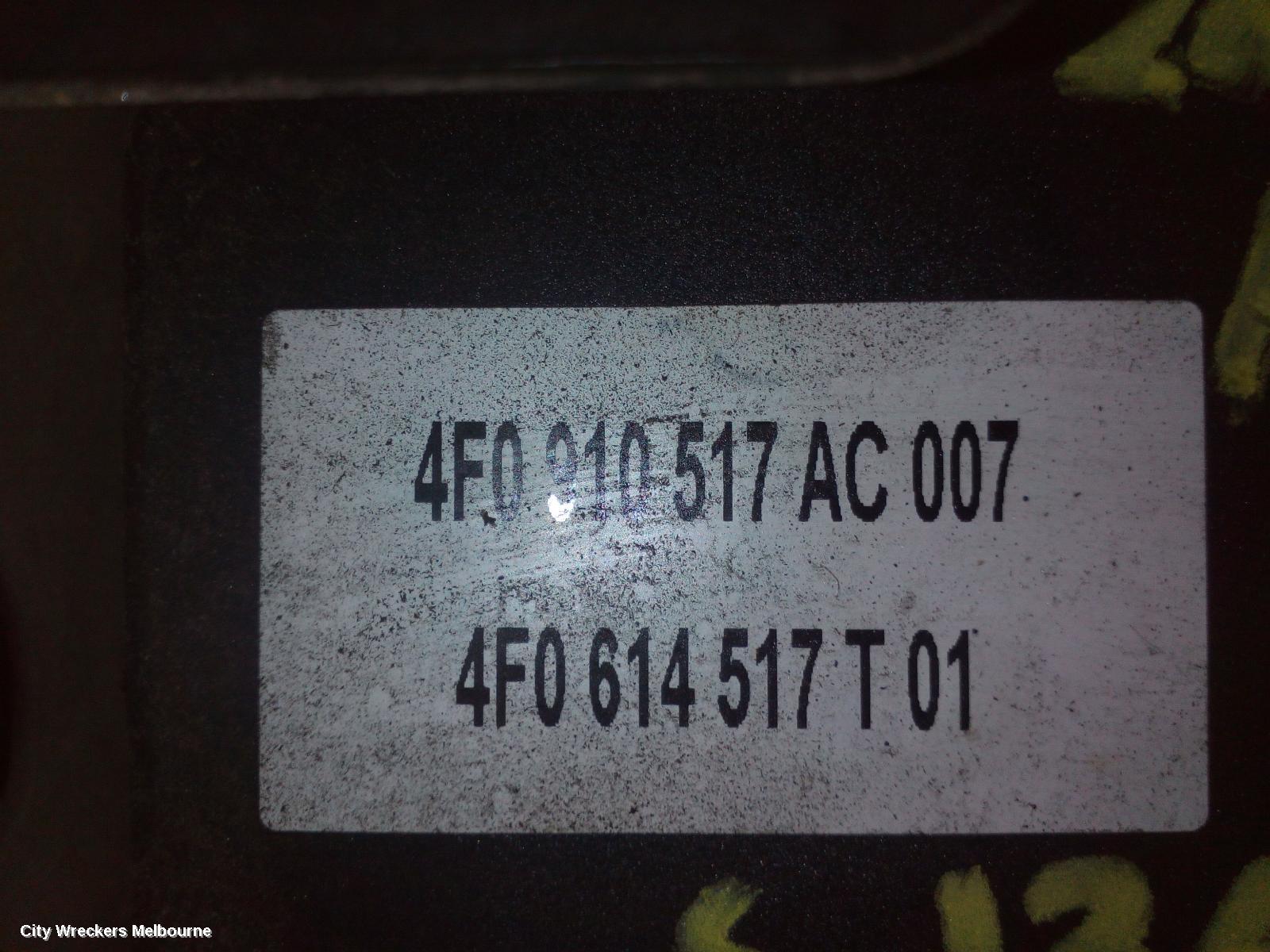 AUDI A6 ABS PUMP/MODULATOR, 4F/C6, P/N 4F0614517, 11/2004 - 07/2011
