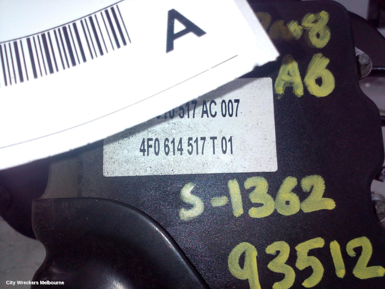 AUDI A6 ABS PUMP/MODULATOR, 4F/C6, P/N 4F0614517, 11/2004 - 07/2011