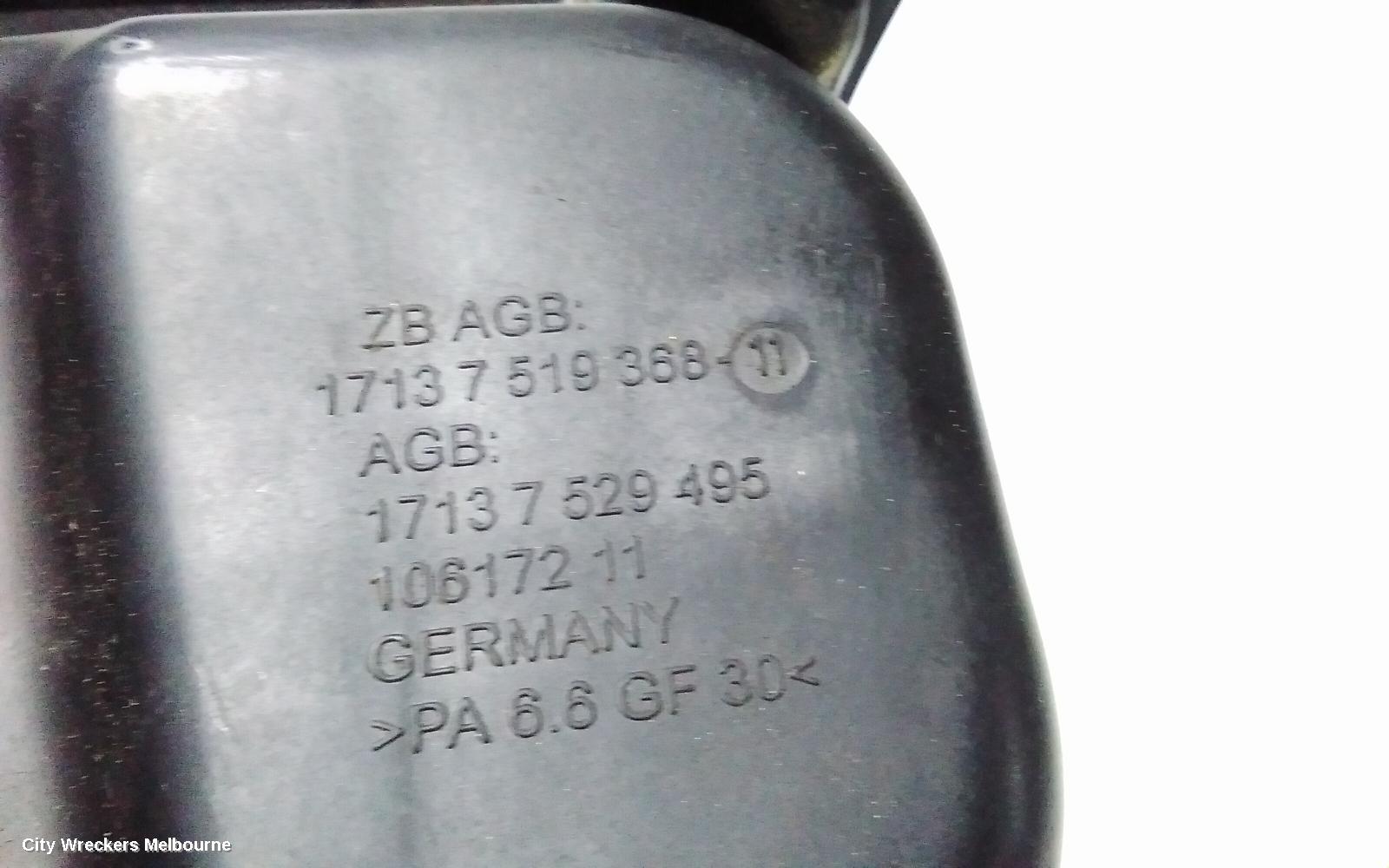 BMW 1 SERIES OVERFLOW BOTTLE, E82/E87/E88, 2.0, N46/N46N, PETROL, 03/2003 - 09/2013