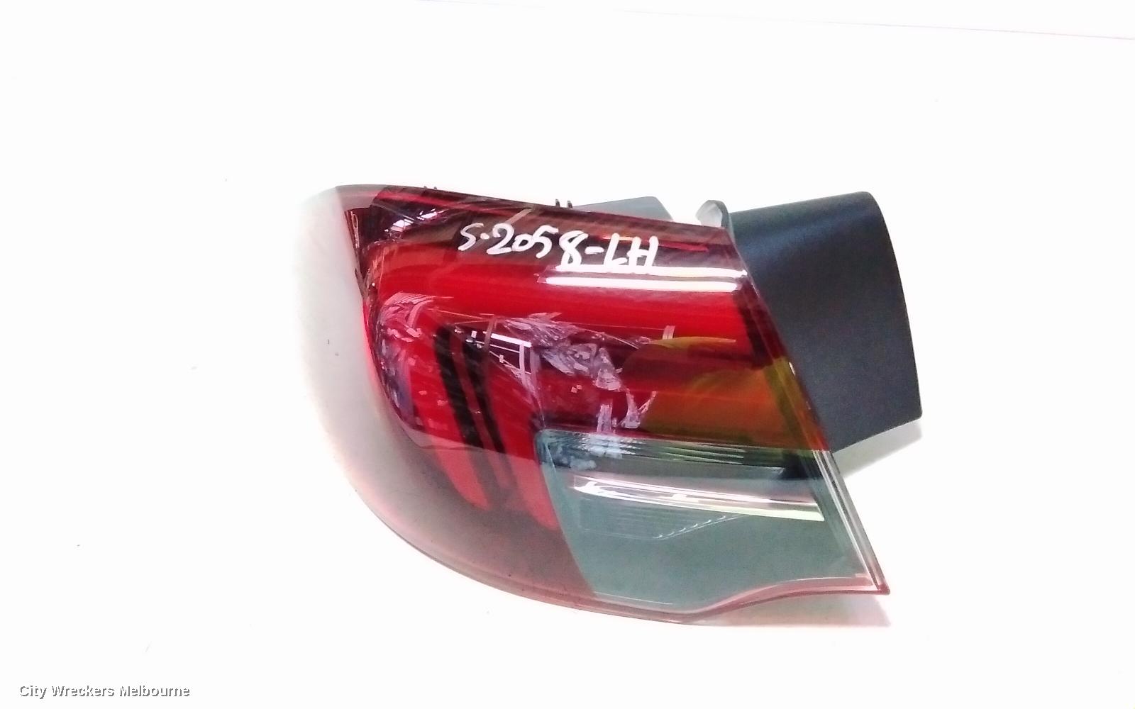 HOLDEN COMMODORE LEFT TAILLIGHT, ZB, HATCH, NON LED TYPE, 10/2017 - 12/2020