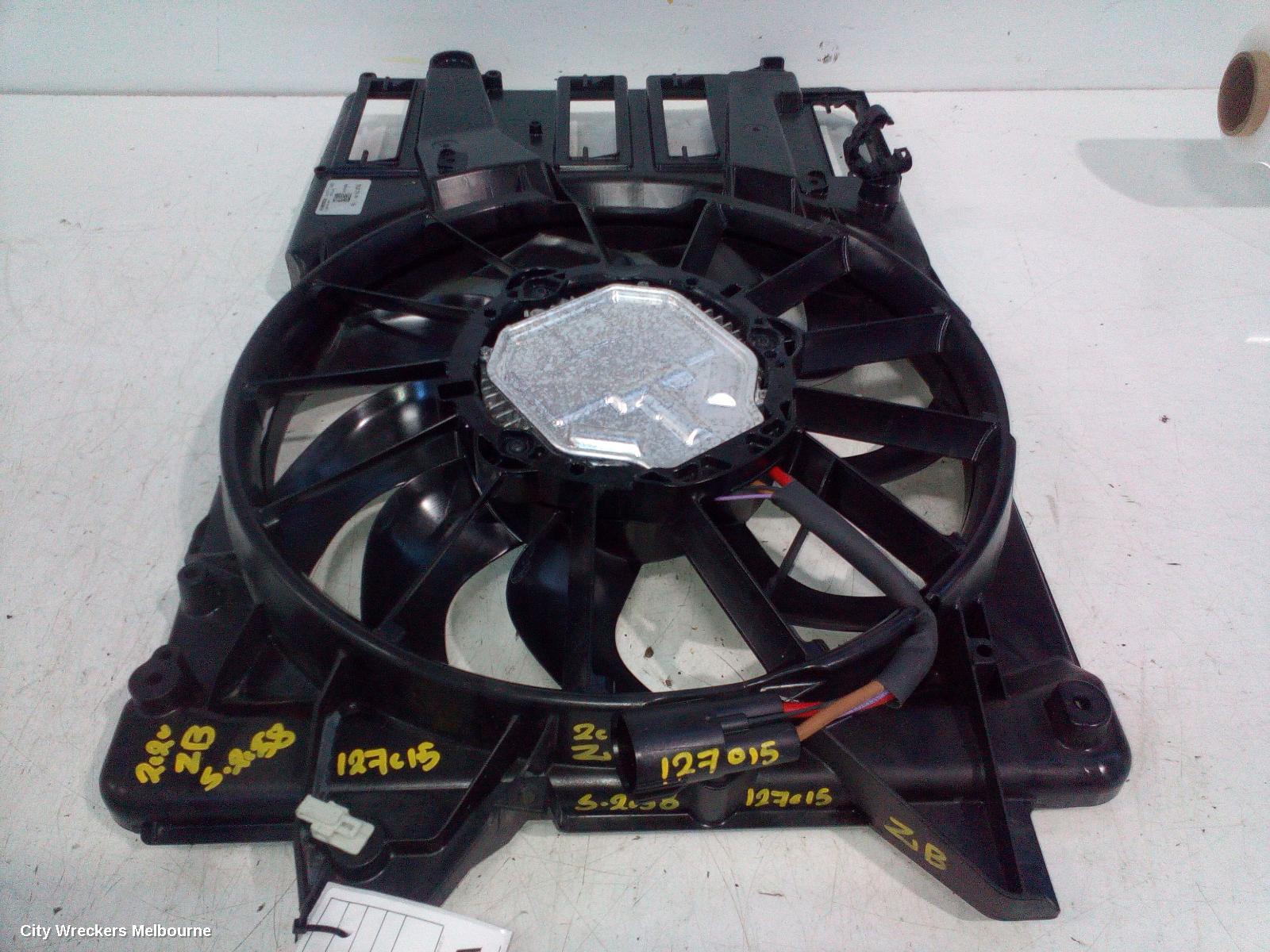HOLDEN COMMODORE FAN, SINGLE FAN ASSY, 2.0, ZB,PETROL, 10/2017 - 12/2020