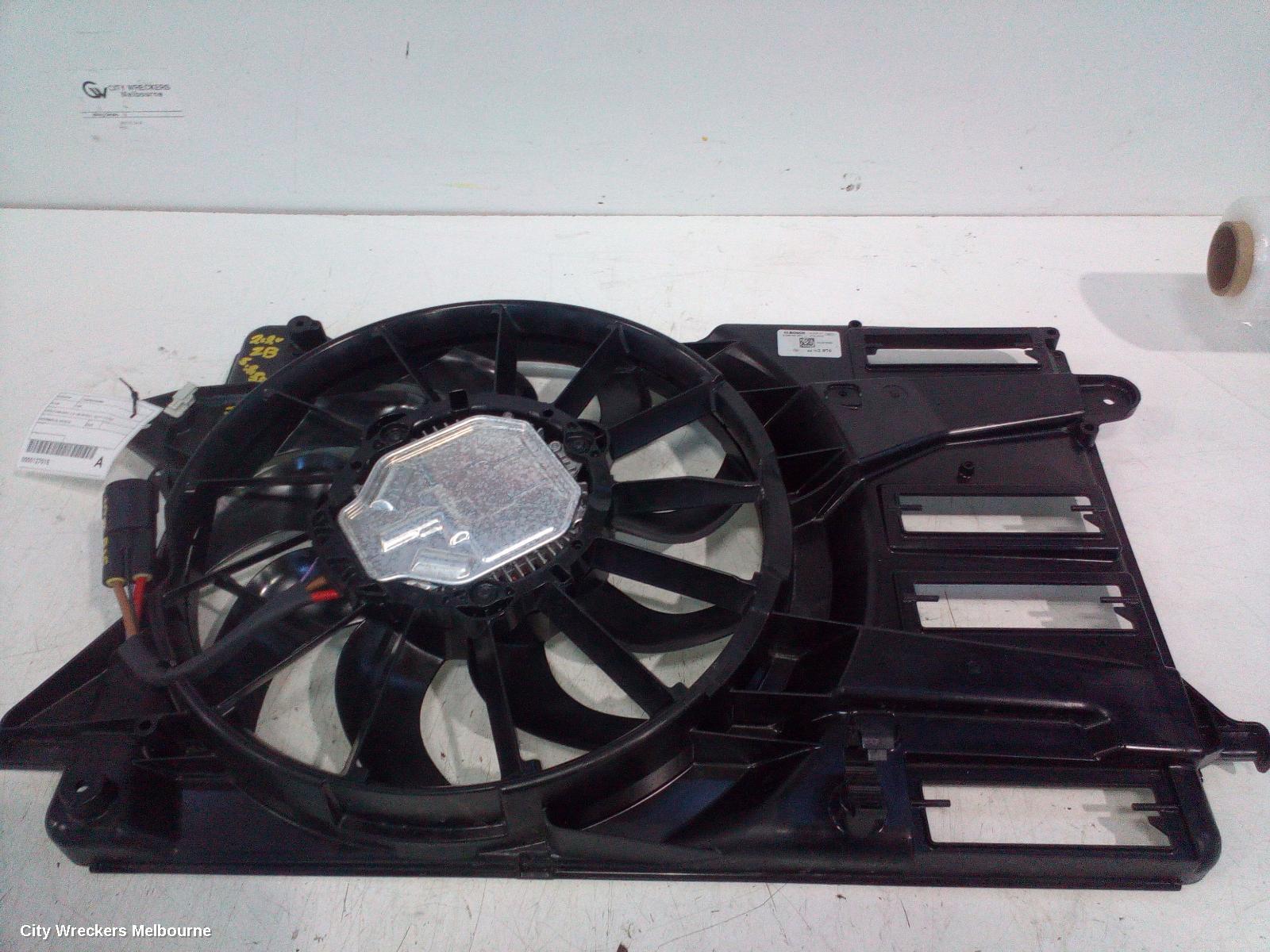 HOLDEN COMMODORE FAN, SINGLE FAN ASSY, 2.0, ZB,PETROL, 10/2017 - 12/2020