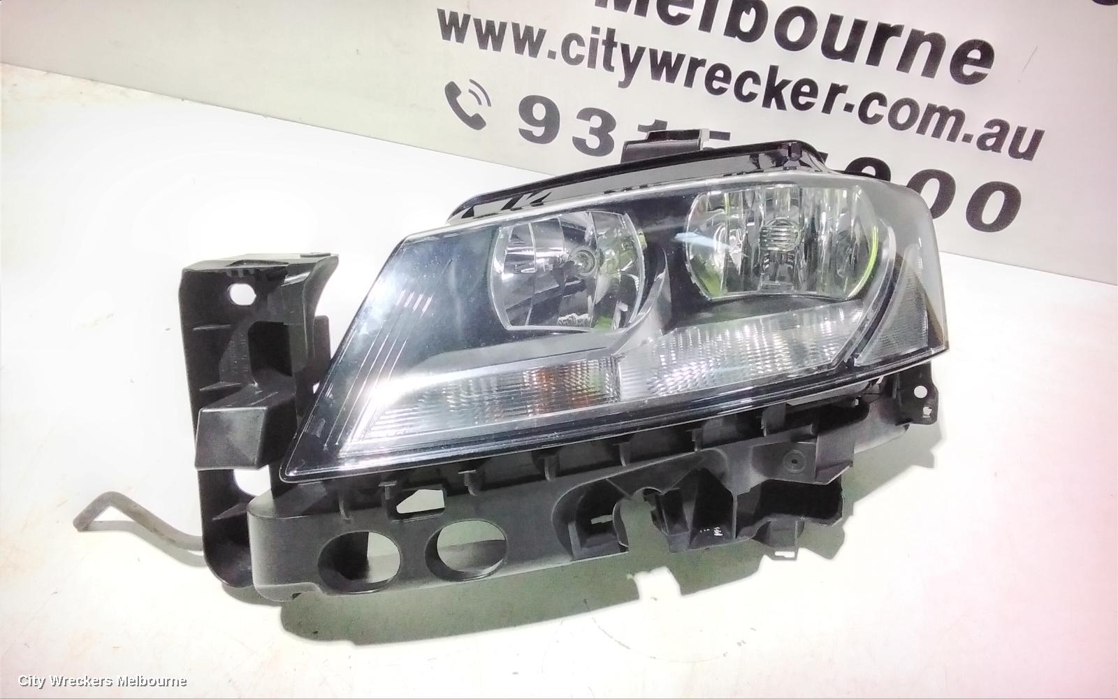 AUDI A3 LEFT HEADLAMP, A3, 8P, HALOGEN TYPE, 07/2008 - 04/2013