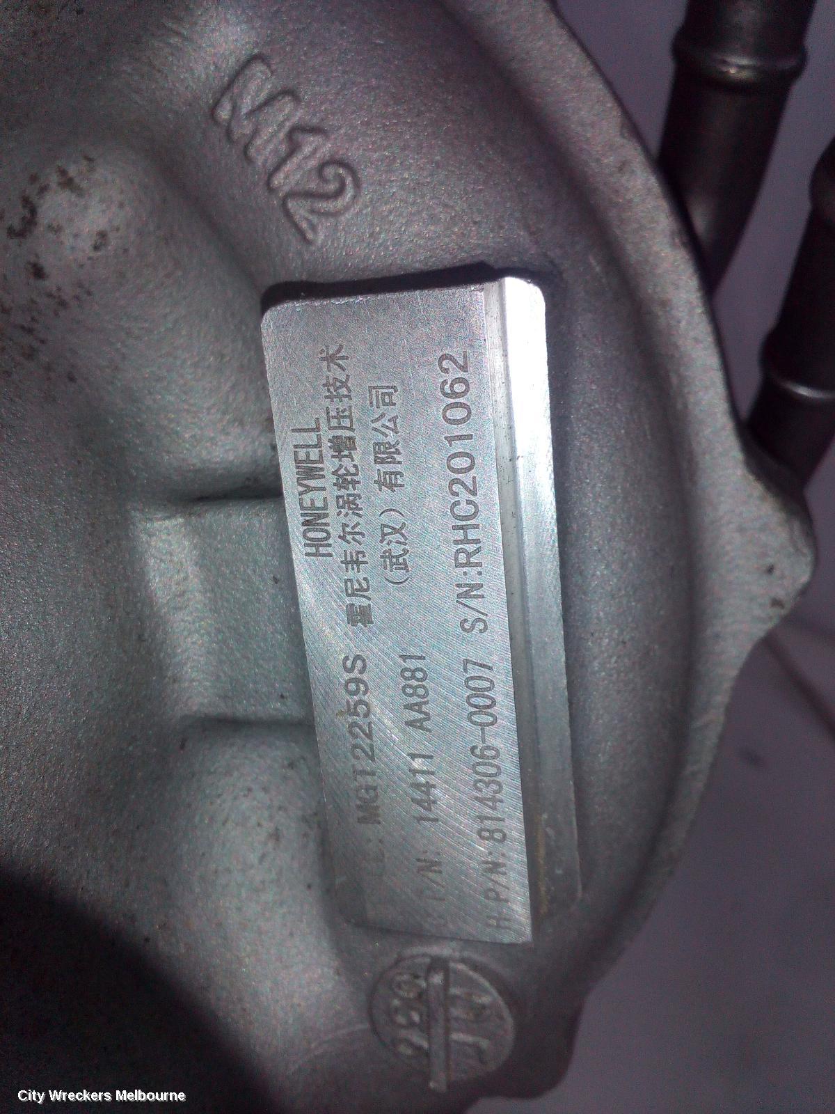SUBARU WRX TURBO SUPERCHARGER, PETROL, 2.0, WRX, FA20F, V1, 03/2014 - 10/2021