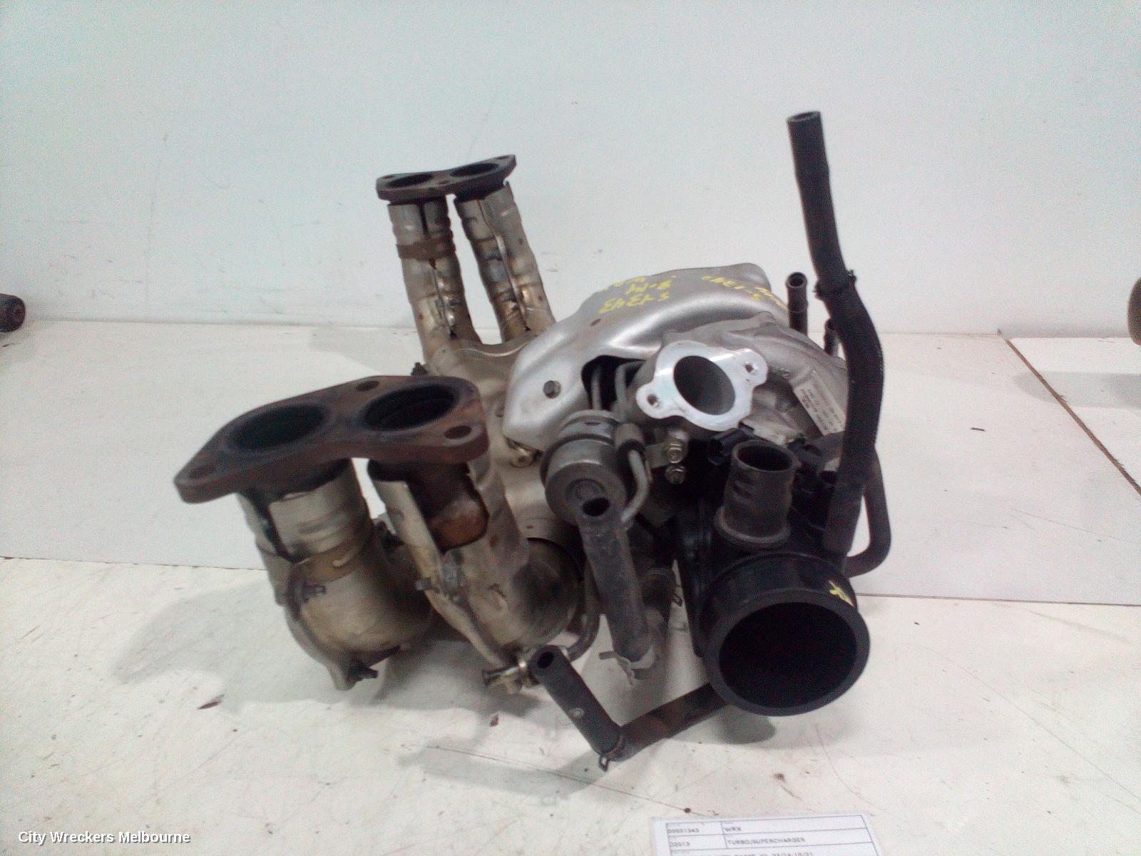 SUBARU WRX TURBO SUPERCHARGER, PETROL, 2.0, WRX, FA20F, V1, 03/2014 - 10/2021