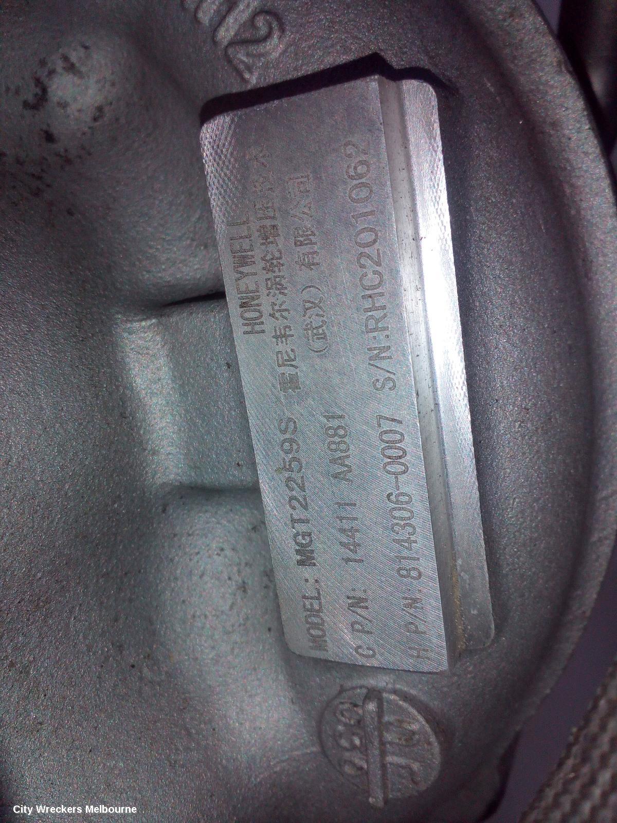 SUBARU WRX TURBO SUPERCHARGER, PETROL, 2.0, WRX, FA20F, V1, 03/2014 - 10/2021