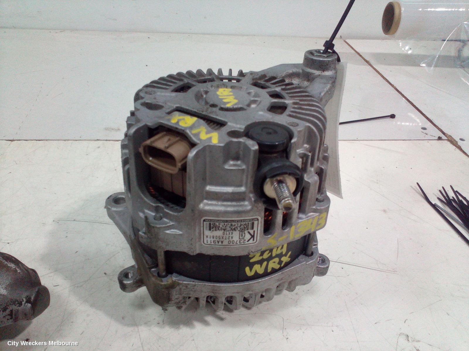 SUBARU WRX ALTERNATOR, PETROL, 2.0, FA20F, TURBO, V1, 03/2014 - 10/2021