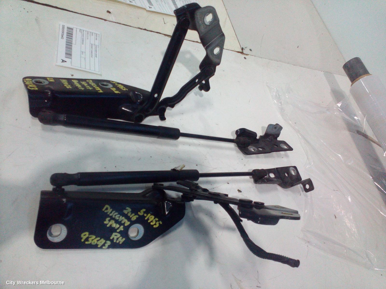 LAND ROVER DISCOVERY SPORT BONNET HINGE/STRUT, HINGES (PAIR), L550, 01/2015 - 06/2019