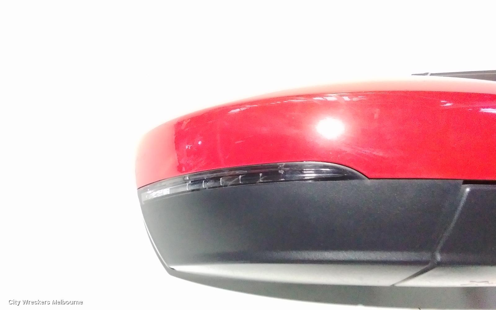 VOLKSWAGEN POLO RIGHT DOOR MIRROR, 6R, HEATED TYPE, 05/2010 - 05/2014