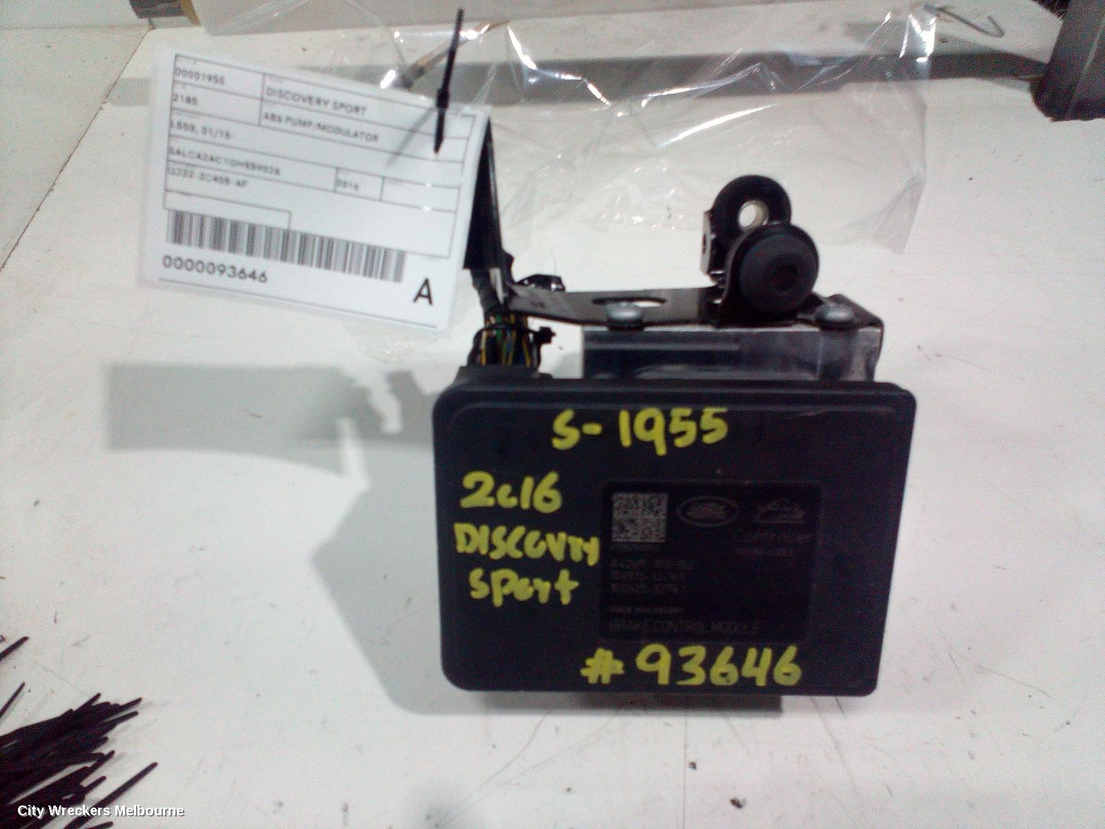 LAND ROVER DISCOVERY SPORT ABS PUMP/MODULATOR, L550, 01/2015 ONWARDS