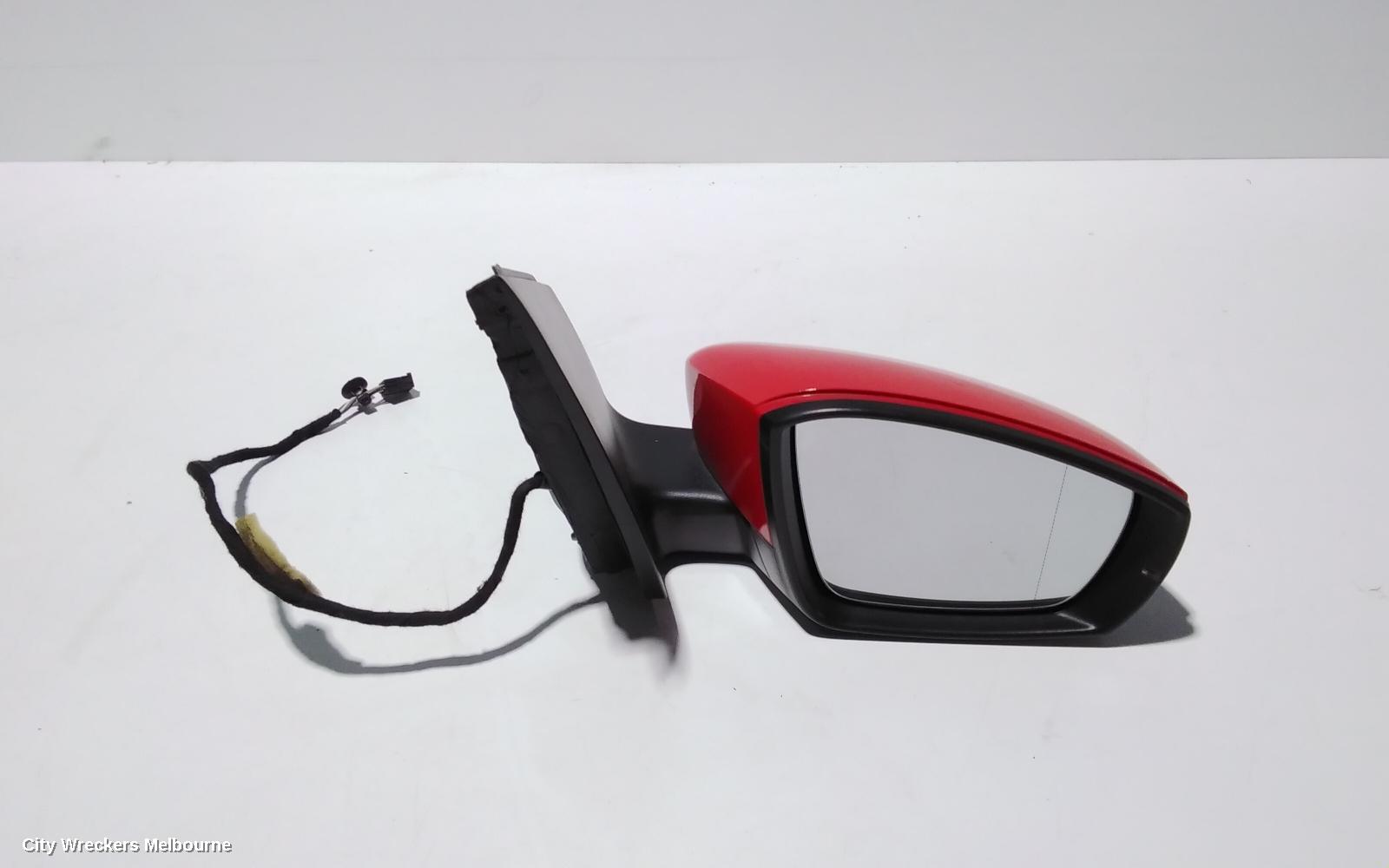 VOLKSWAGEN POLO RIGHT DOOR MIRROR, 6R, HEATED TYPE, 05/2010 - 05/2014