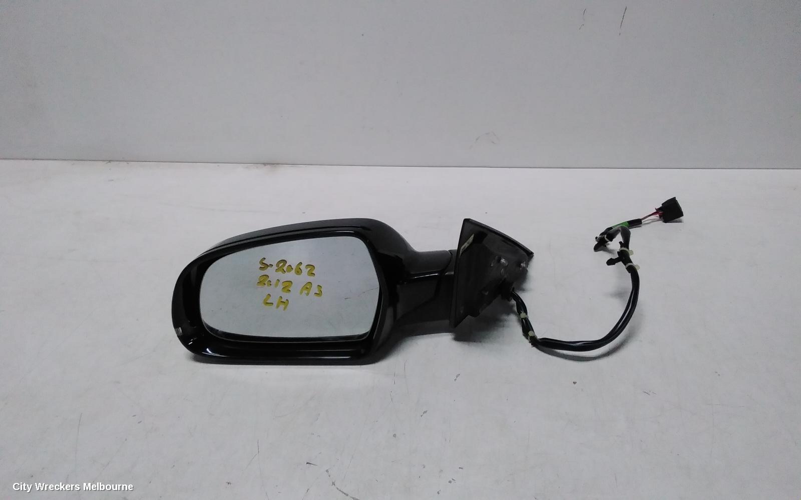 AUDI A3 LEFT DOOR MIRROR, A3, 8P, CABRIO, NON FOLDING TYPE, 05/2010 - 04/2013