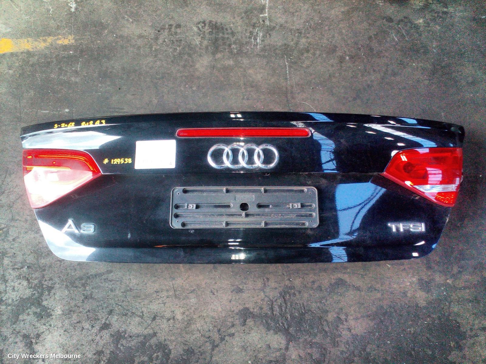 AUDI A3 BOOTLID/TAILGATE, BOOTLID, 8P, A3, CABRIO, 07/2008 - 04/2013