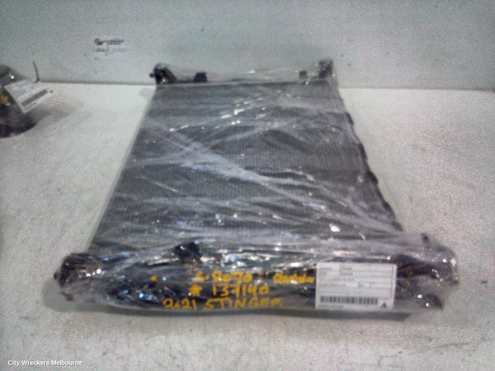 KIA STINGER RADIATOR, AUTO, 2.0, PETROL, CK, 06/2017 ONWARDS