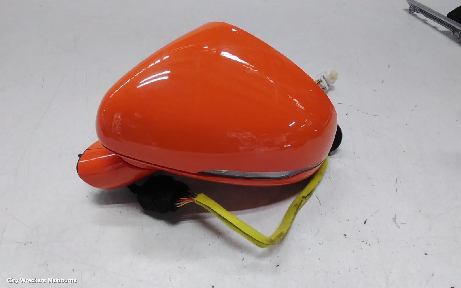 KIA STINGER LEFT DOOR MIRROR, CK, 200S/200SI/RAFA SE, COLOUR CODED, NON ELECTROCHROMIC TYPE, 06/2017 ONWARDS