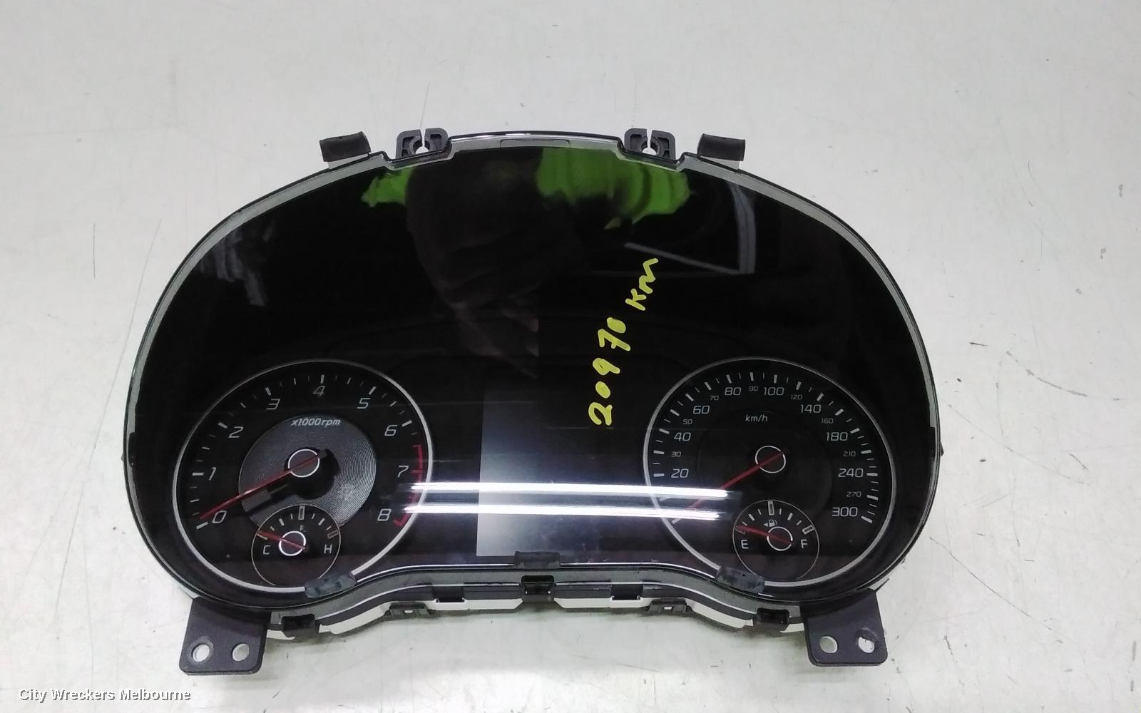 KIA STINGER INSTRUMENT CLUSTER, AUTO T/M, CK, 200S/300S, 01/2021 ONWARDS