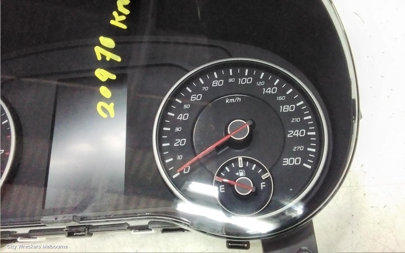 KIA STINGER INSTRUMENT CLUSTER, AUTO T/M, CK, 200S/300S, 01/2021 ONWARDS