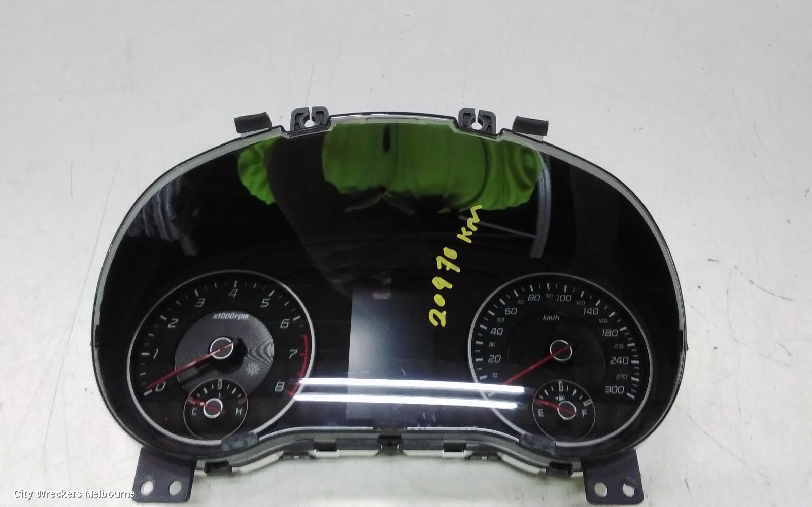 KIA STINGER INSTRUMENT CLUSTER, AUTO T/M, CK, 200S/300S, 01/2021 ONWARDS