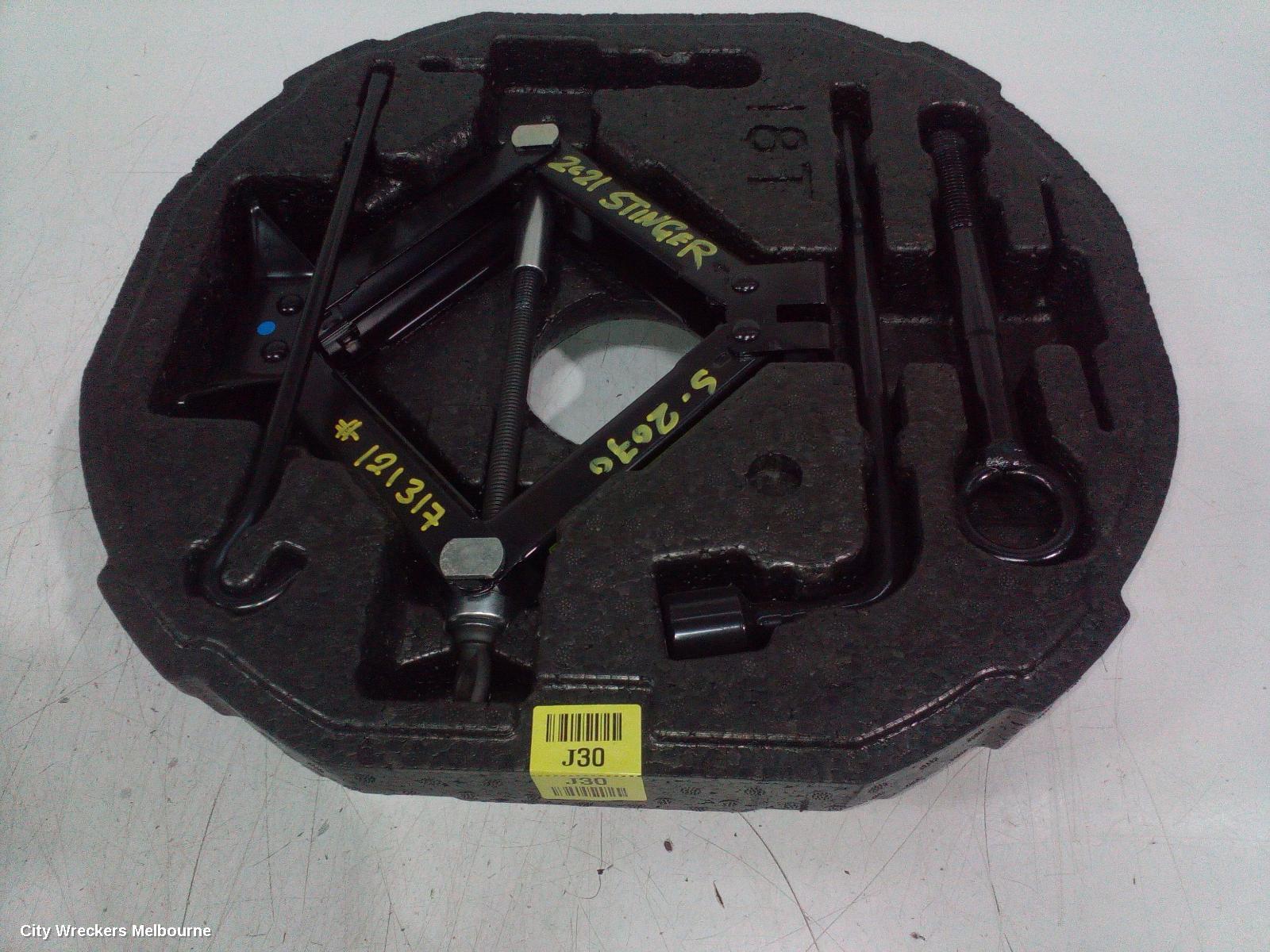 KIA STINGER JACK/TOOL KIT, CK, 06/2017 - 04/2023