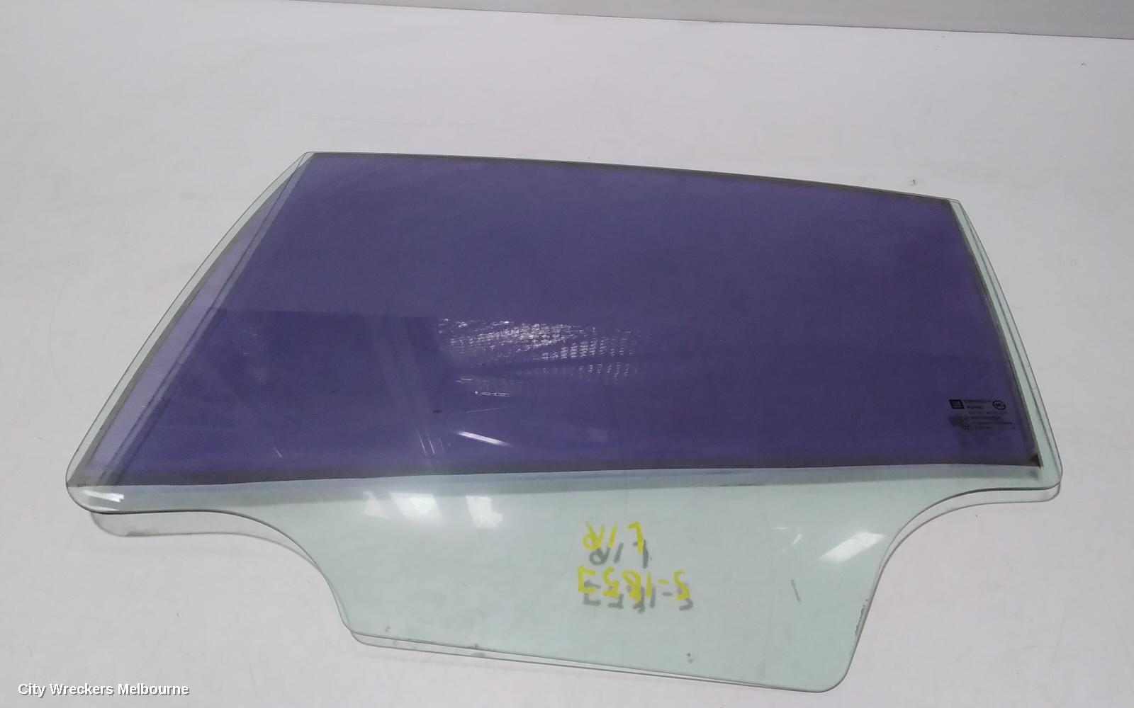 HOLDEN CRUZE LEFT REAR DOOR WINDOW, JG-JH, SEDAN, 03/2009 - 01/2017