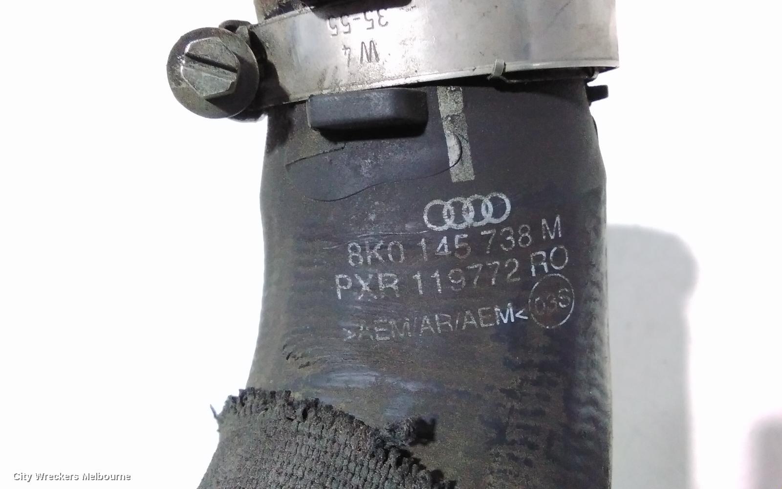 AUDI A4, B8 8K, 04/2008 - 06/2012, RH TURBO HOSE: 93752