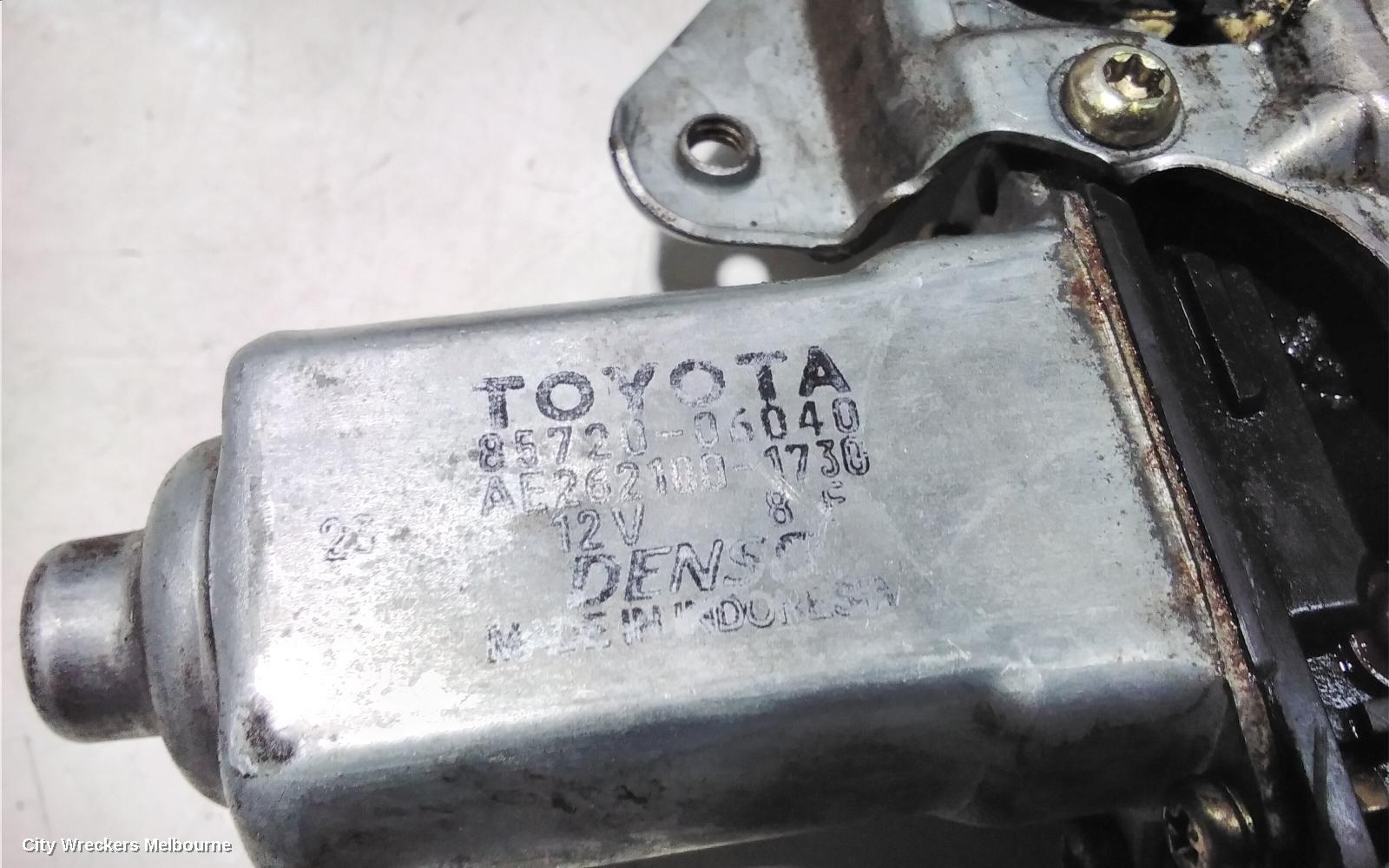 TOYOTA CAMRY LEFT FRONT WINDOW REG/MOTOR, SK36, POWER, 08/2002 - 05/2006