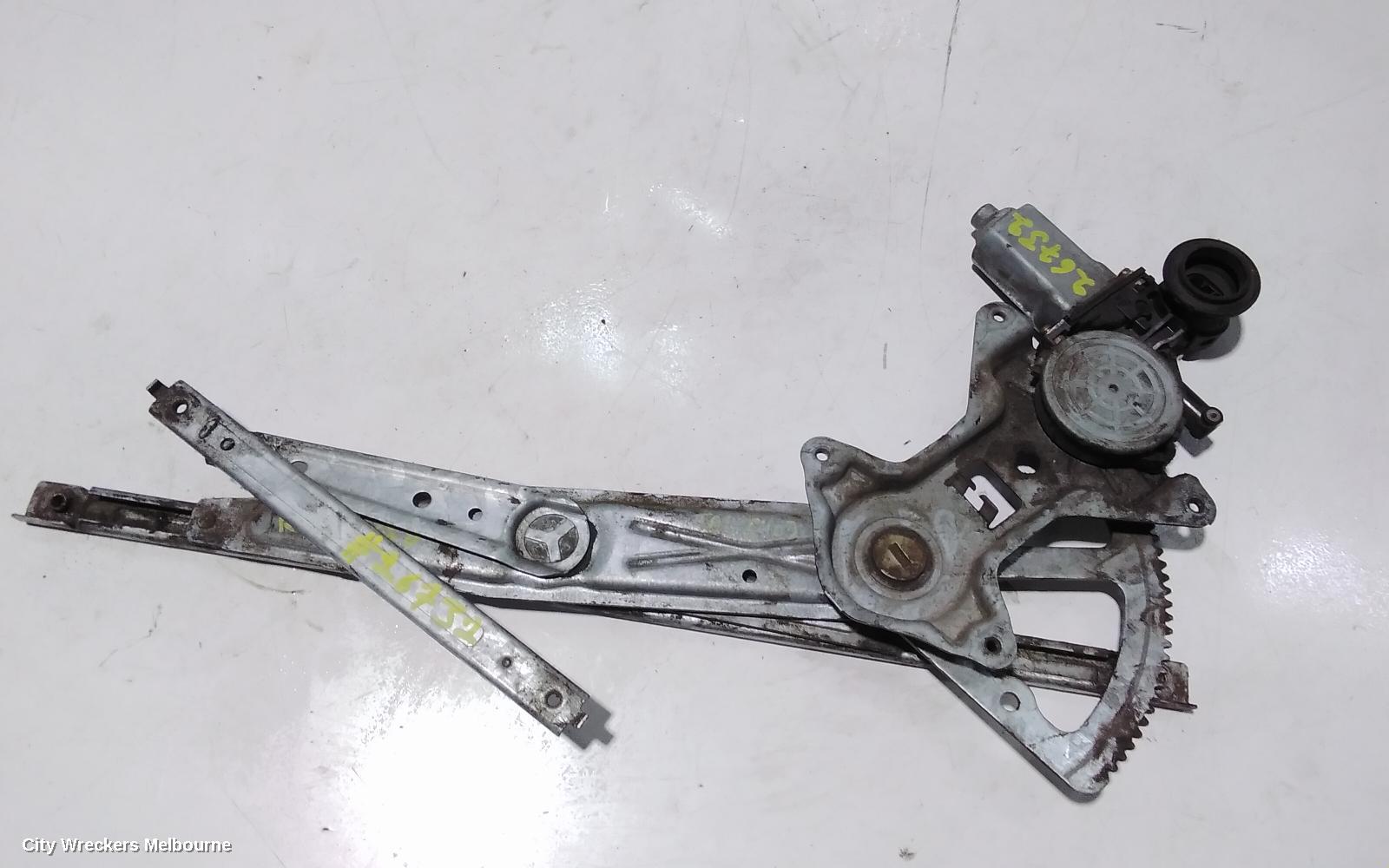 TOYOTA CAMRY LEFT FRONT WINDOW REG/MOTOR, SK36, POWER, 08/2002 - 05/2006