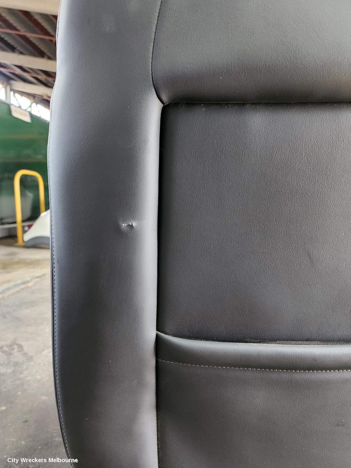 HOLDEN COMMODORE FRONT SEAT, LH FRONT, VF, SEDAN/WAGON, LEATHER (KENETIC SUEDE/SPORTEC), BLACK, SS/SV6, 05/2013 - 12/2017