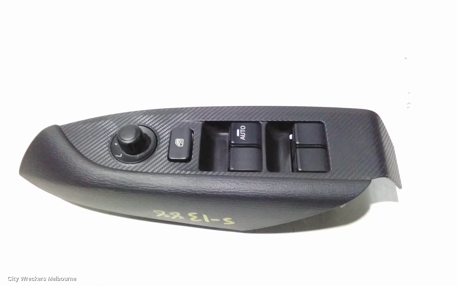 MAZDA CX3 PWR DR WIND SWITCH, RH FRONT (MASTER SWITCH), DK, 03/2015 - 01/2017