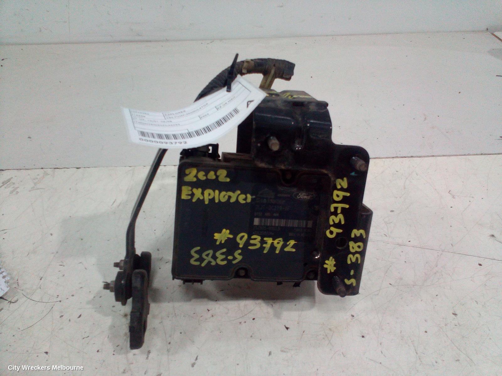 FORD EXPLORER ABS PUMP/MODULATOR, UT-UZ, 10/2001 - 08/2005