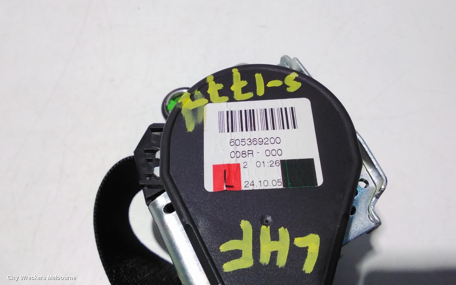MERCEDES E CLASS SEATBELT/STALK, LH FRONT, SEAT BELT ONLY, W211/S211, 08/2002 - 12/2009