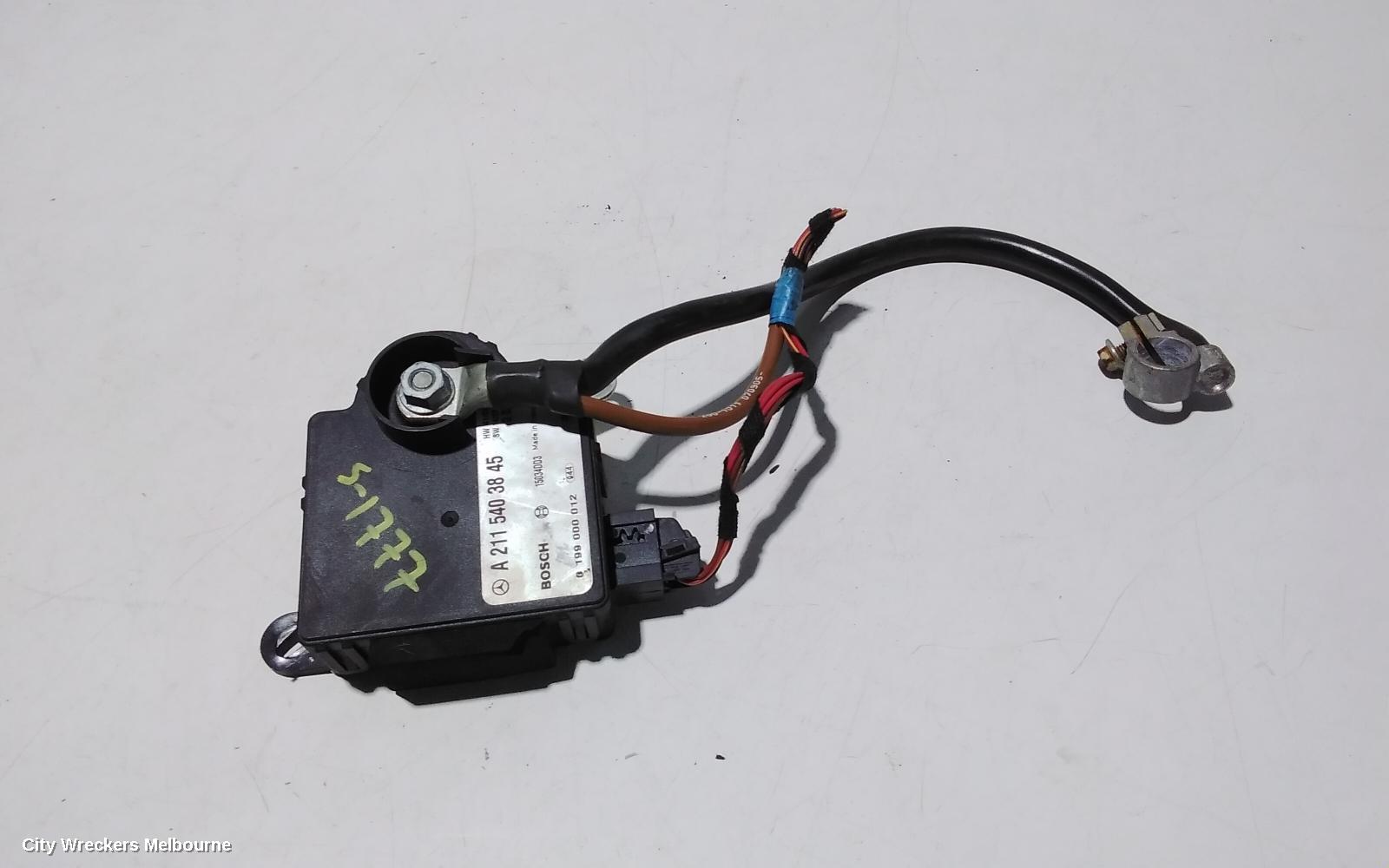 MERCEDES E CLASS BATTERY TERMINAL, W211, 09/2002 - 06/2009