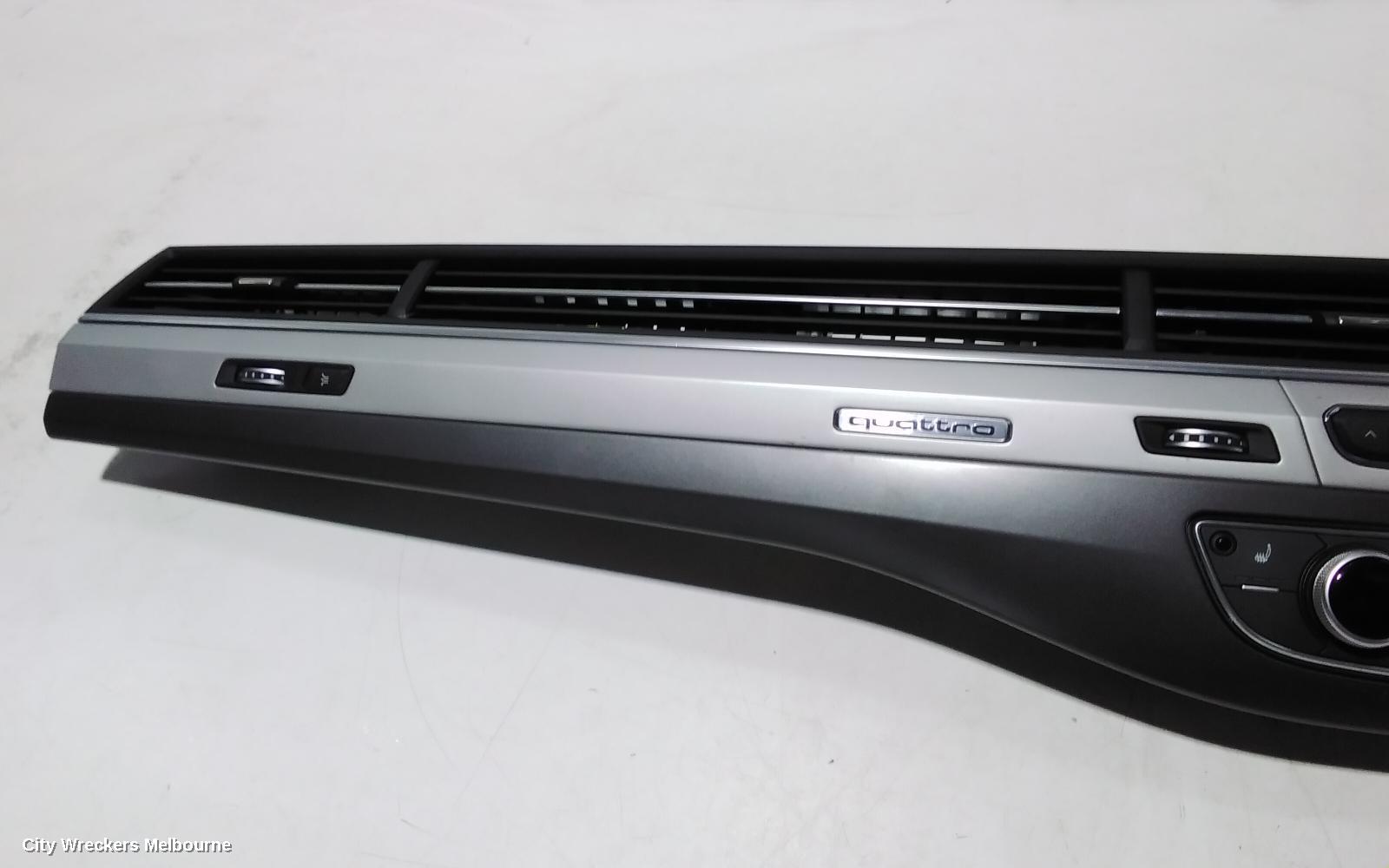 AUDI Q7 HEATER/AC CONTROLS, FRONT, CLIMATE CONTROL TYPE, 4M, 09/2015 - 03/2020