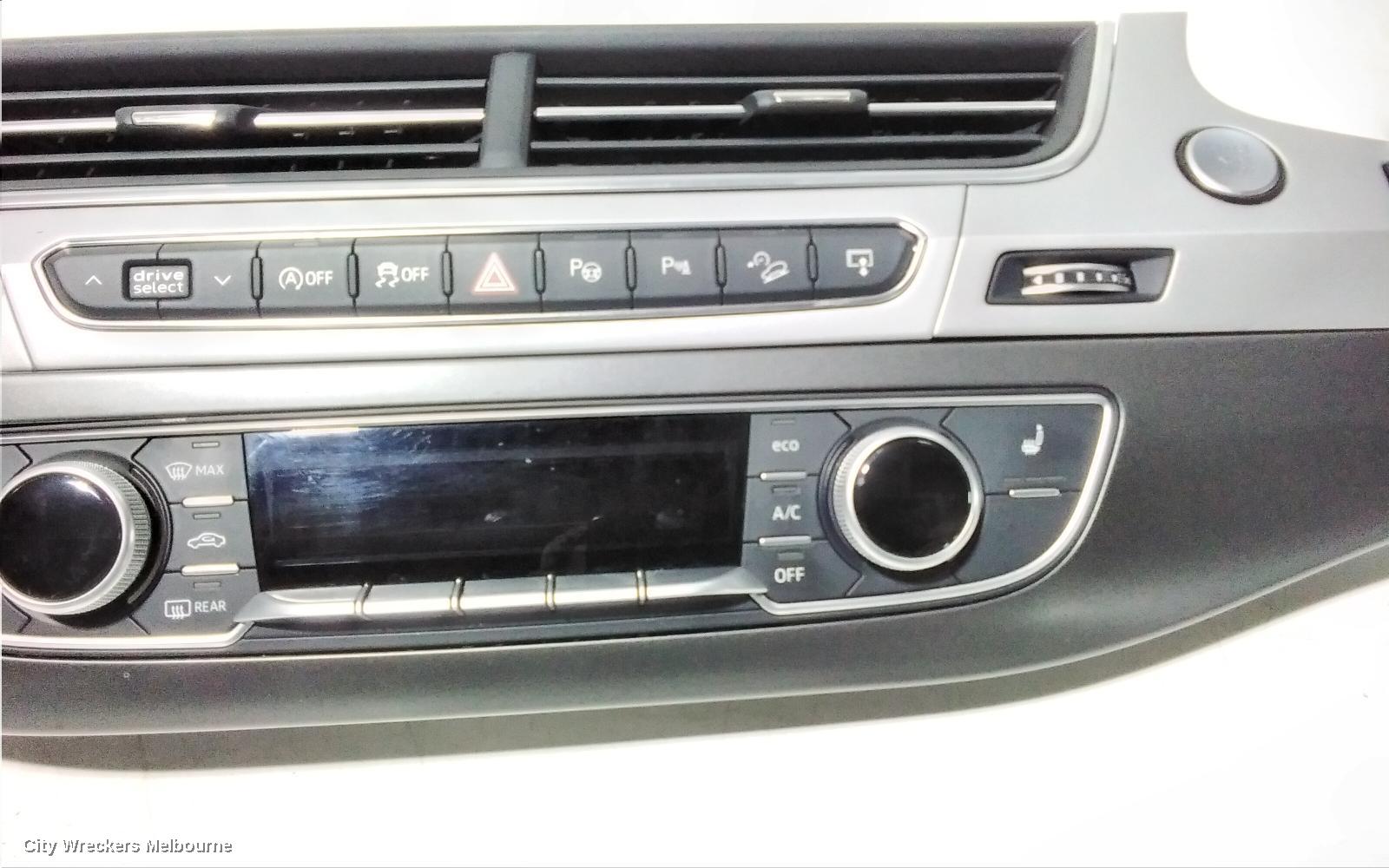 AUDI Q7 HEATER/AC CONTROLS, FRONT, CLIMATE CONTROL TYPE, 4M, 09/2015 - 03/2020