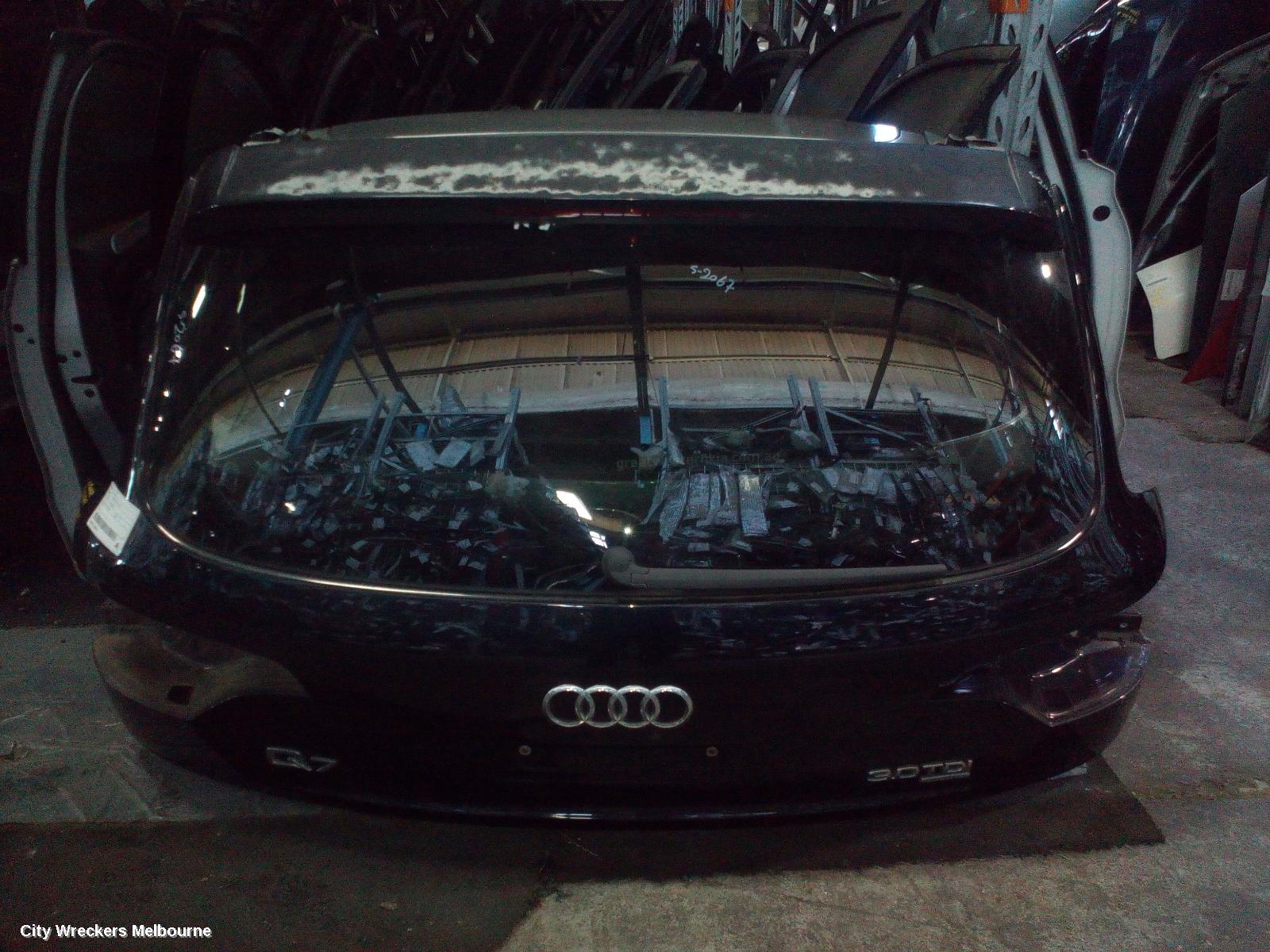 AUDI Q7 BOOTLID/TAILGATE, TAILGATE, 4L, 10/2009 - 08/2015