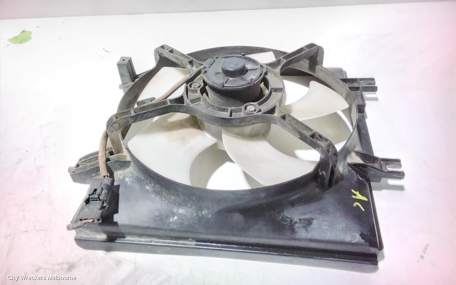 SUBARU FORESTER FAN, A/C FAN (RH - DRIVERS SIDE), 2.5, EJ25, 2 PIN PLUG TYPE (5 BLADE), 02/2008 - 12/2012