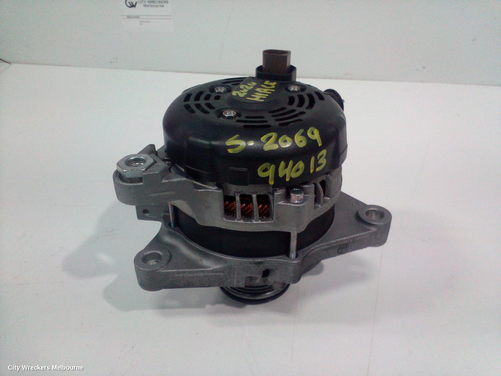 TOYOTA HIACE ALTERNATOR, DIESEL, 2.8, 1GD-FTV, 300 SERIES, 04/2019 ONWARDS
