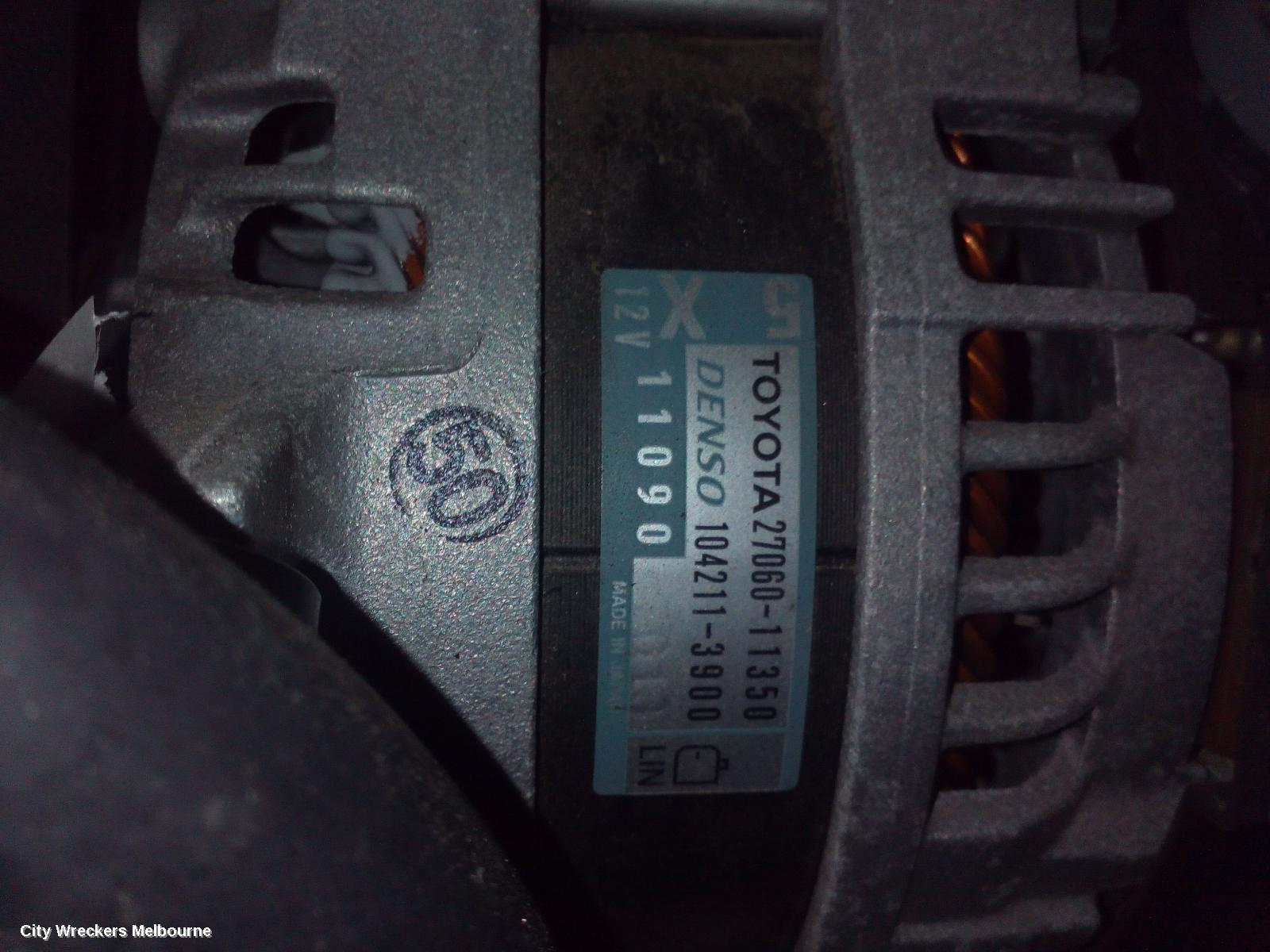 TOYOTA HIACE ALTERNATOR, DIESEL, 2.8, 1GD-FTV, 300 SERIES, 04/2019 ONWARDS