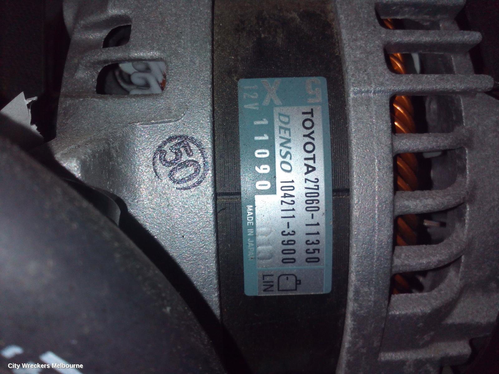 TOYOTA HIACE ALTERNATOR, DIESEL, 2.8, 1GD-FTV, 300 SERIES, 04/2019 ONWARDS