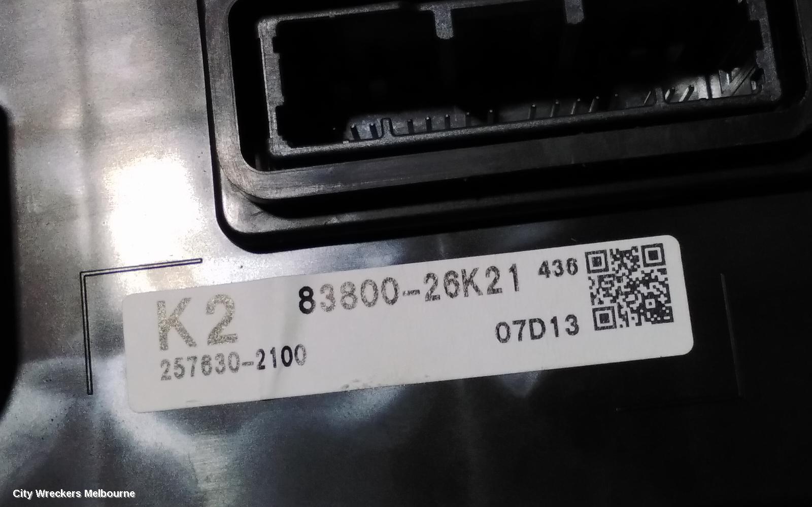 TOYOTA HIACE INSTRUMENT CLUSTER, DIESEL, AUTO T/M, 300 SERIES, 04/2019 ONWARDS