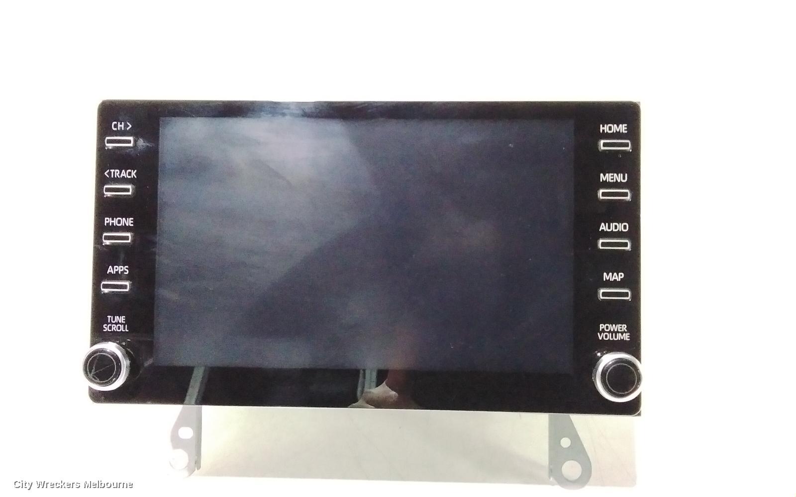 TOYOTA HIACE RADIO/CD/DVD/SAT/TV, HEAD UNIT, W/ DISPLAY UNIT, 8IN TOUCHSCREEN, 300 SERIES, 02/2019 - 10/2023